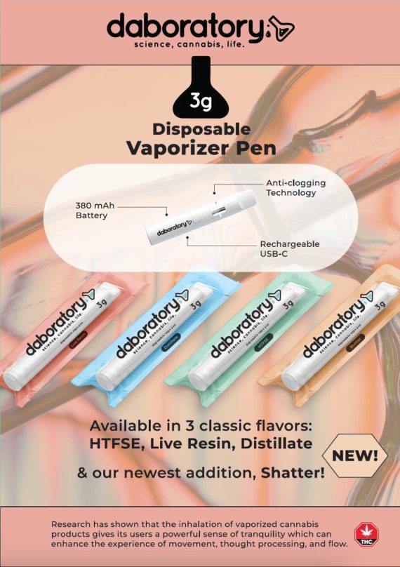 DABORATORY 3G THC DISPOSABLE PENS