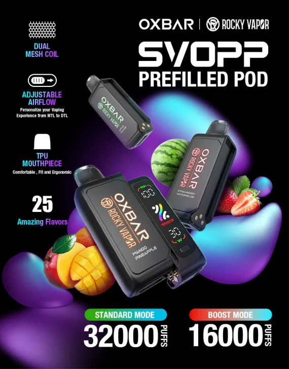 ox bar pod and battery svopp