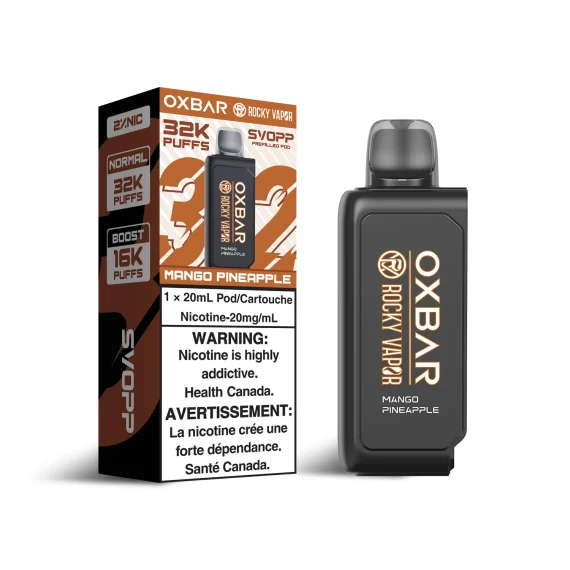oxbar rocky vapor svopp mango pineapple