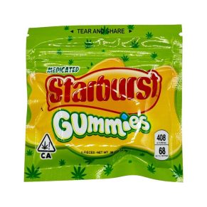 starburst 408mg thc edibles weed indica sativa hybrid delivery