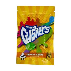 Gushers 500mg thc edibles weed indica sativa hybrid delivery