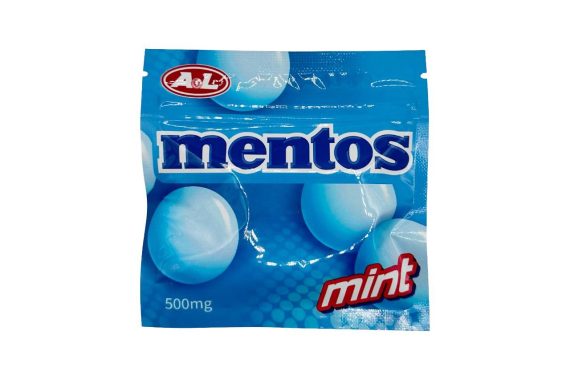 Mentos 500mg thc edibles weed indica sativa hybrid delivery
