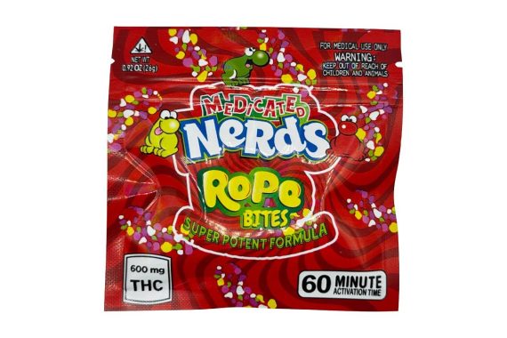 nerd rope 600mg thc edibles weed indica sativa hybrid delivery