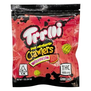 Trolli Sour Crawlers 600mg thc indica hybrid sativa weed delivery edibles