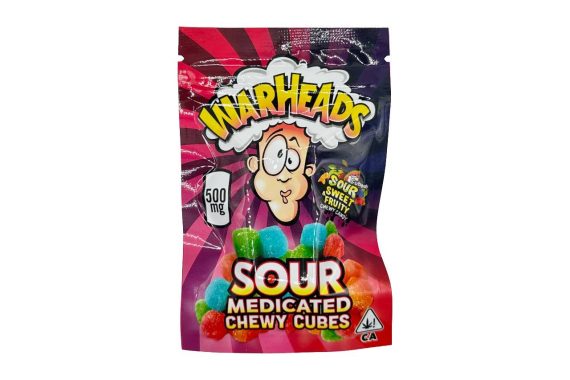 WARHEADS 500mg thc edibles weed indica sativa hybrid delivery